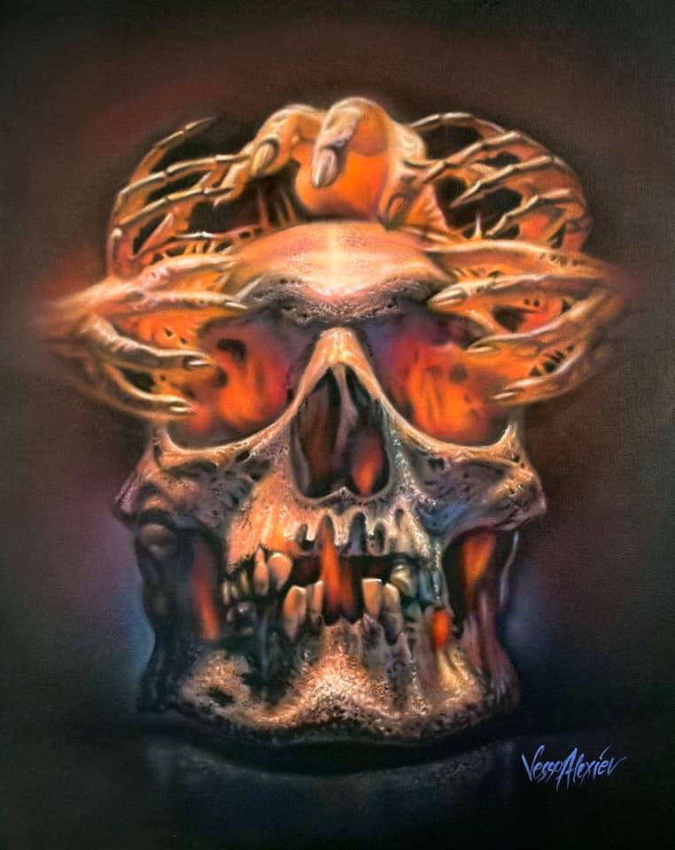 Skull canvas