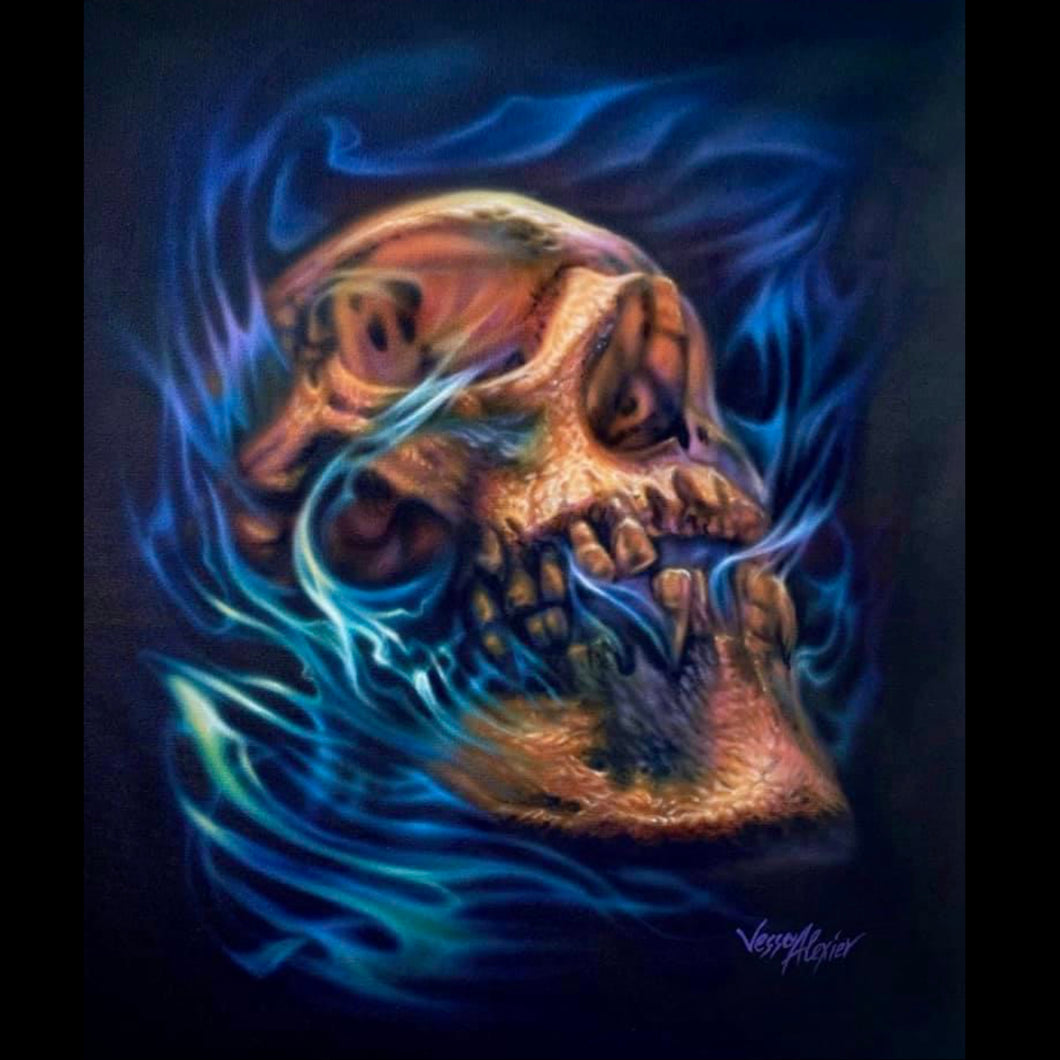 Smoke Skull - Canvas