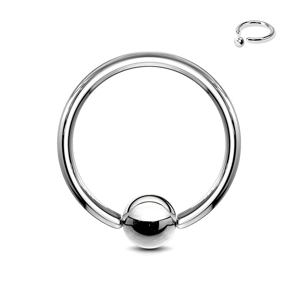 Basic implant grade Titanium Ball Closure Ring