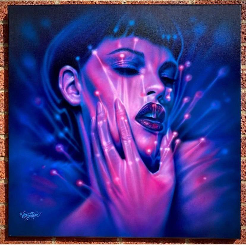 Lady Light Canvas Painting